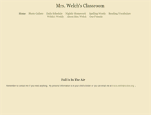 Tablet Screenshot of mrswelch.weebly.com