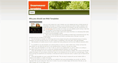 Desktop Screenshot of dreamweavertemplates.weebly.com