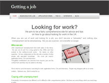 Tablet Screenshot of gettingajobuk.weebly.com