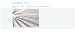 Desktop Screenshot of productsforwomenxk.weebly.com