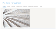 Tablet Screenshot of productsforwomenxk.weebly.com