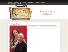 Tablet Screenshot of kristieandjoel.weebly.com