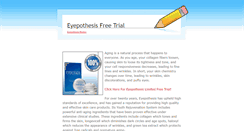 Desktop Screenshot of eyepothesis-free-trial.weebly.com