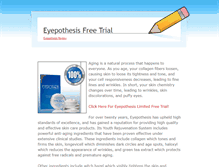 Tablet Screenshot of eyepothesis-free-trial.weebly.com