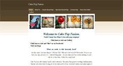 Desktop Screenshot of cakepopfusion.weebly.com