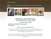 Tablet Screenshot of cakepopfusion.weebly.com