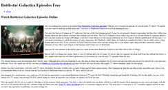 Desktop Screenshot of battlestar-galactica-episodes.weebly.com