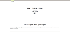 Desktop Screenshot of matt-a-pedia.weebly.com