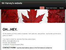 Tablet Screenshot of mrtharvey.weebly.com