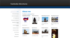 Desktop Screenshot of cambodiaadventures.weebly.com