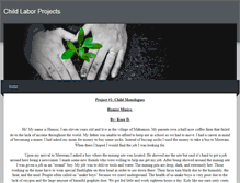 Tablet Screenshot of childlaborprojects.weebly.com