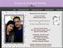 Tablet Screenshot of jhdwedding.weebly.com