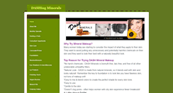 Desktop Screenshot of dashingminerals.weebly.com