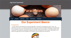 Desktop Screenshot of eggdropexperiment.weebly.com