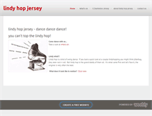 Tablet Screenshot of lindyhopjersey.weebly.com