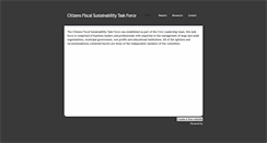 Desktop Screenshot of citizensfiscalsustainability.weebly.com