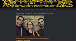 Desktop Screenshot of dionysusconsort.weebly.com