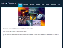 Tablet Screenshot of disastersofnature.weebly.com