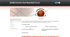 Desktop Screenshot of cheshireeastbasketball.weebly.com