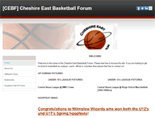 Tablet Screenshot of cheshireeastbasketball.weebly.com