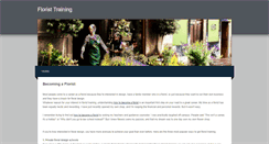 Desktop Screenshot of howtobecomeaflorist.weebly.com
