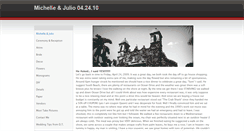 Desktop Screenshot of michelleandjulio.weebly.com