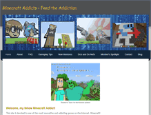Tablet Screenshot of minecraftaddicts.weebly.com