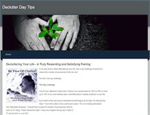 Tablet Screenshot of decluttering-your-life.weebly.com