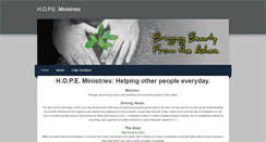 Desktop Screenshot of hopehouseministries.weebly.com