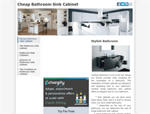 Tablet Screenshot of cheapbathroomsinkcabinet.weebly.com