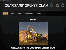 Tablet Screenshot of guardiansgruntsclan.weebly.com