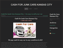 Tablet Screenshot of cashforjunkcarskansascity.weebly.com
