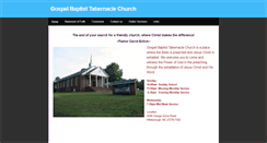 Desktop Screenshot of gospelbaptisttabernacle.weebly.com