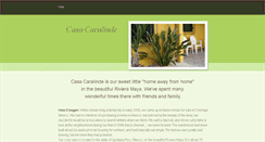 Desktop Screenshot of casacaralinde.weebly.com