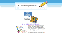 Desktop Screenshot of msjeriskindergarten.weebly.com