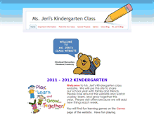 Tablet Screenshot of msjeriskindergarten.weebly.com
