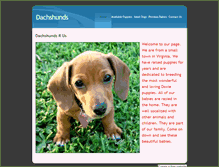 Tablet Screenshot of dachshundsrus.weebly.com