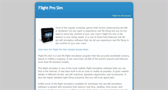 Desktop Screenshot of flight-pro-sim-review.weebly.com