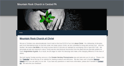 Desktop Screenshot of mountainrockchurch.weebly.com