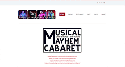 Desktop Screenshot of musicalmayhemcabaret.weebly.com