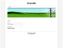Tablet Screenshot of drakoms.weebly.com