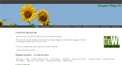 Desktop Screenshot of claygatevillagewi.weebly.com