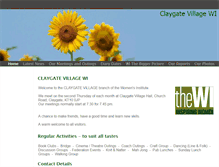Tablet Screenshot of claygatevillagewi.weebly.com