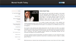 Desktop Screenshot of mentalhealthtoday.weebly.com