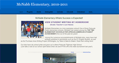 Desktop Screenshot of mcnabbelementary.weebly.com