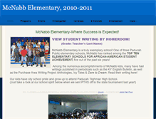 Tablet Screenshot of mcnabbelementary.weebly.com