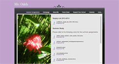 Desktop Screenshot of msodeh.weebly.com