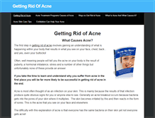 Tablet Screenshot of getting-rid-of-acne.weebly.com