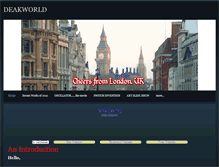 Tablet Screenshot of deakworld.weebly.com