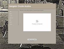 Tablet Screenshot of gangstergruntsstudios.weebly.com